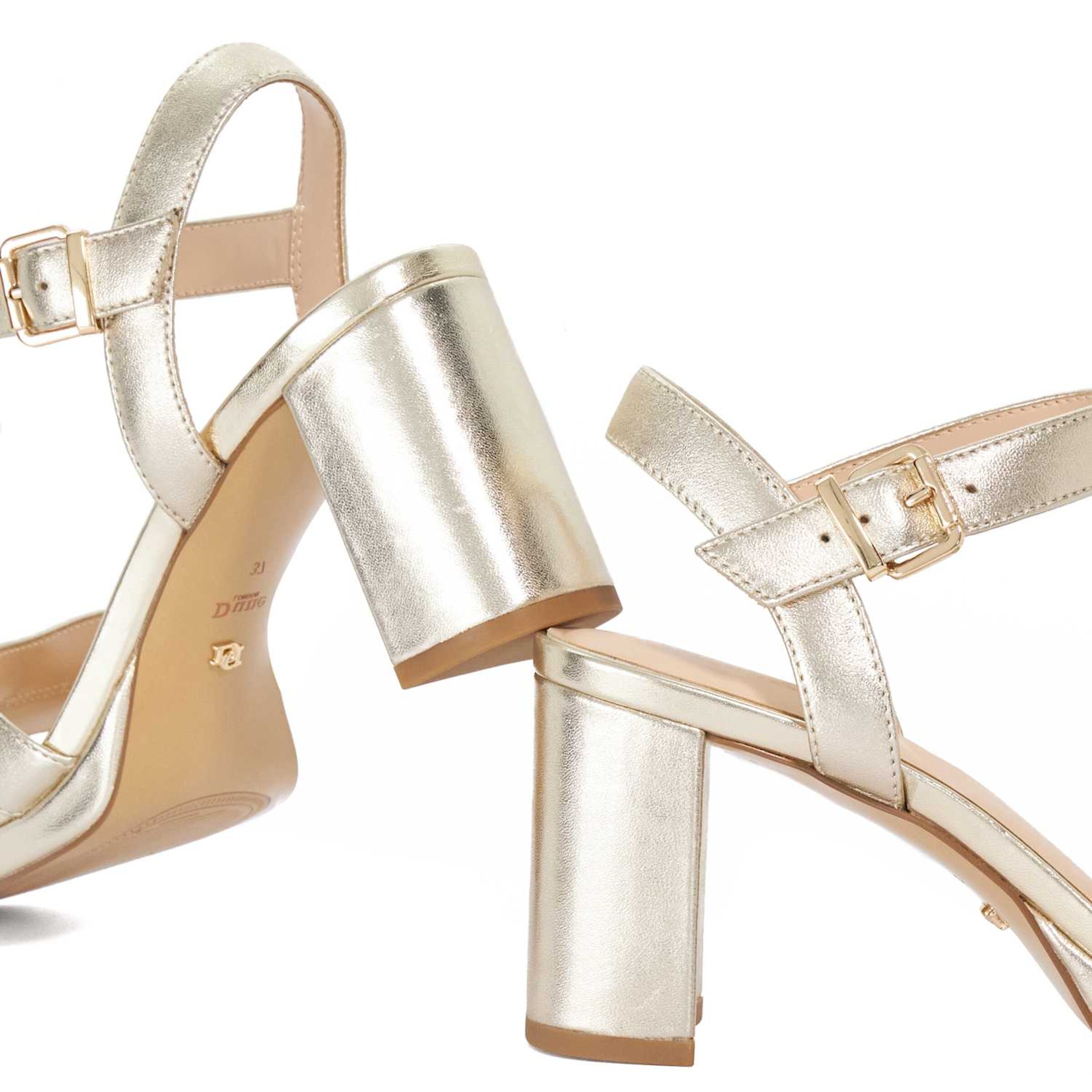 Sandales à lanières 'Manifesting' Dune LONDON en or