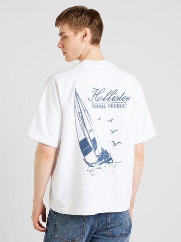 T-Shirt HOLLISTER en blanc : devant