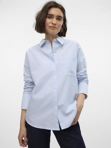 VERO MODA Bluse 'ENYA' i blå
