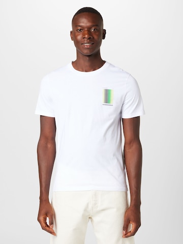 ARMEDANGELS Shirt 'James Believer' in Wit: voorkant