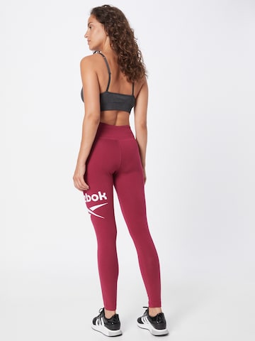 Reebok - Skinny Calças de desporto 'Identity' em rosa