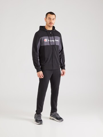 Tuta da jogging di Champion Authentic Athletic Apparel in nero: frontale