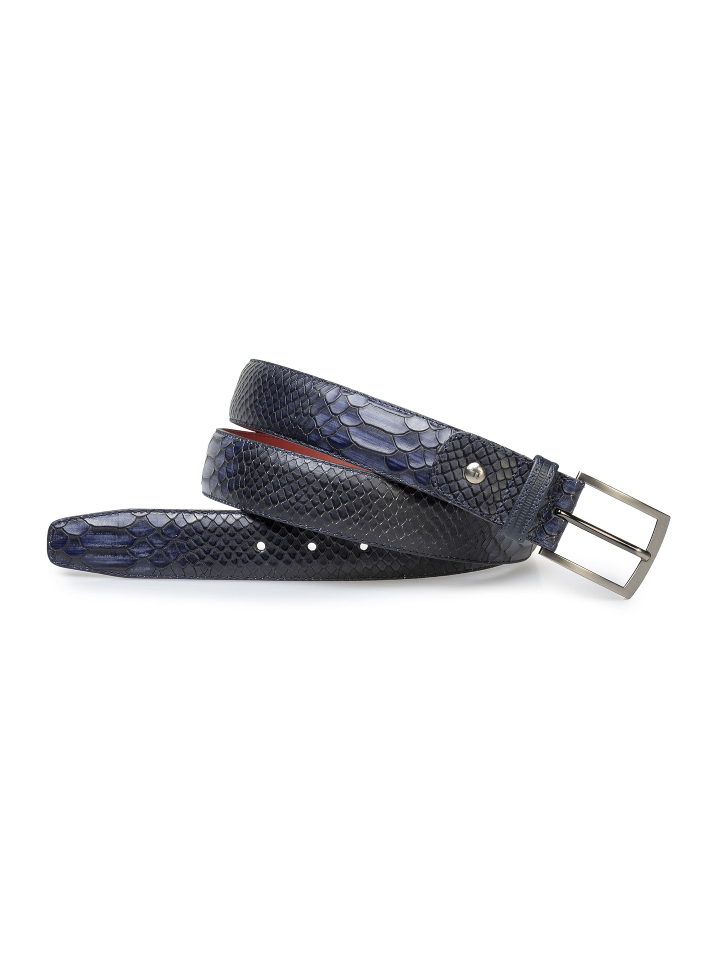 Floris van Bommel Belt 'De Belter 10' in Blue: front