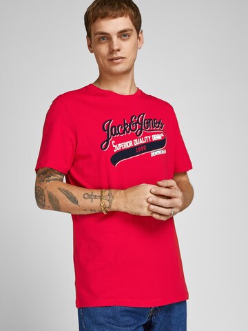 JACK & JONES Tričko – červená