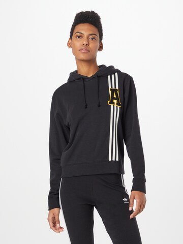 juoda ADIDAS ORIGINALS Megztinis be užsegimo 'Small Logo': priekis