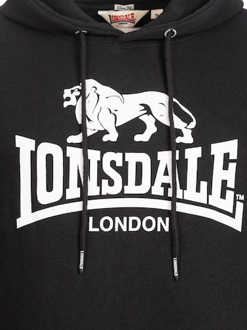 Felpa 'Fremington' di LONSDALE in nero