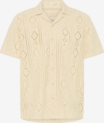 BLEND Regular Fit Hemd 'BHAkon' in Beige: Vorderseite