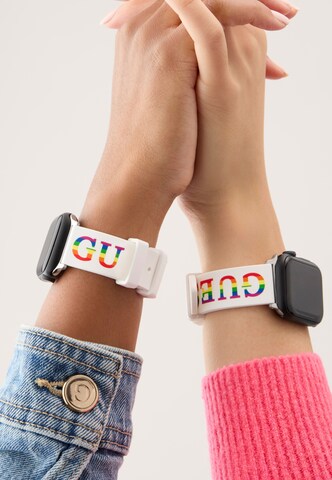 GUESS Armband 'Worn with Pride' in Wit