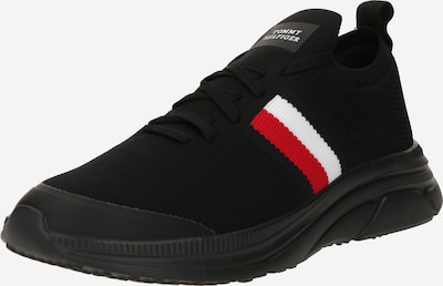 TOMMY HILFIGER Спортни обувки Slip On 'Modern Runner' в червено / черно / бяло, Преглед на продукта