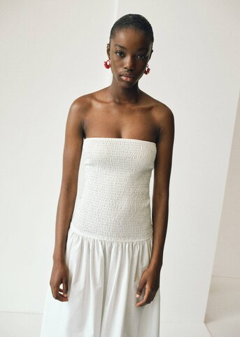 MANGO TEEN Kleid 'Milan' in Weiß