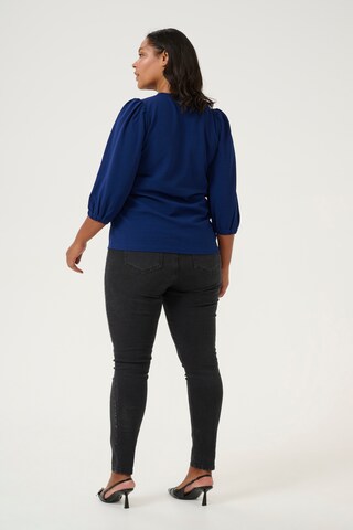 T-shirt 'KC Janni' KAFFE CURVE en bleu