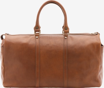 Borsa da viaggio di Viola Castellani in marrone: frontale