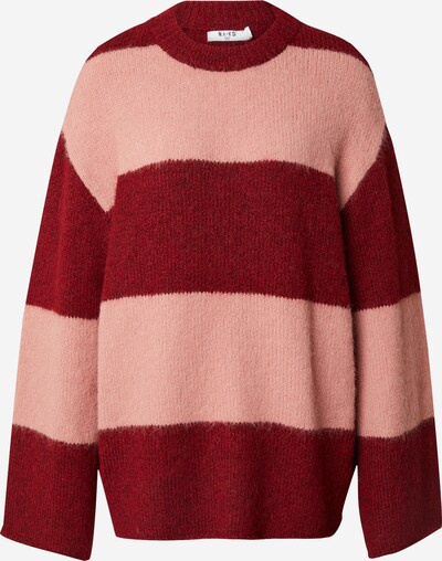 NA-KD "Oversize" stila džemperis, krāsa - rožkrāsas / tumši sarkans, Preces skats