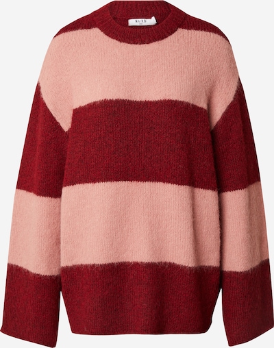 NA-KD Oversized sweater in Pink / Dark red, Item view