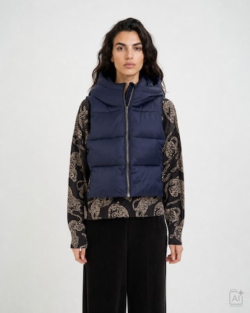 Milano Italy Vest in Blue: front