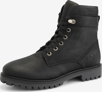 Travelin Lace-Up Boots 'Kolding ' in Black: front