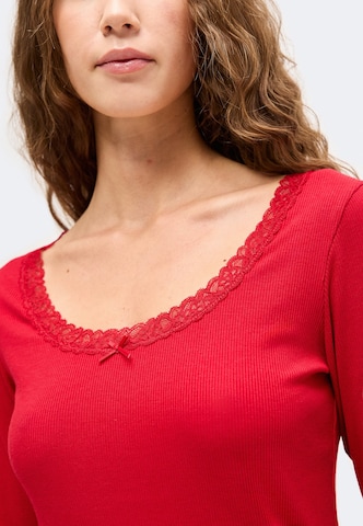 Hunkemöller Tričko na spaní – červená