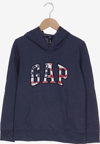 GAP Sweatshirt & Zip-Up Hoodie in XS in Blue: front