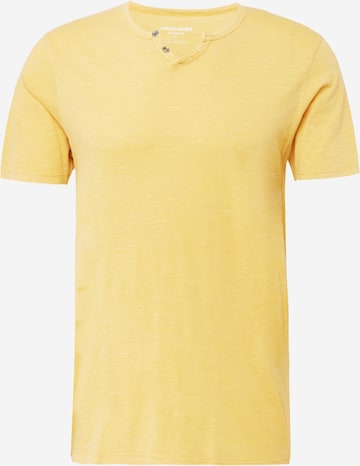 JACK & JONES Regularny krój Koszulka 'SPLIT' w kolorze żółty: przód