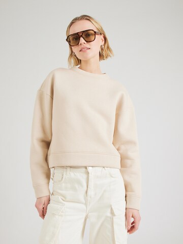 ABOUT YOU Sweatshirt 'Daniela' i beige: framsida