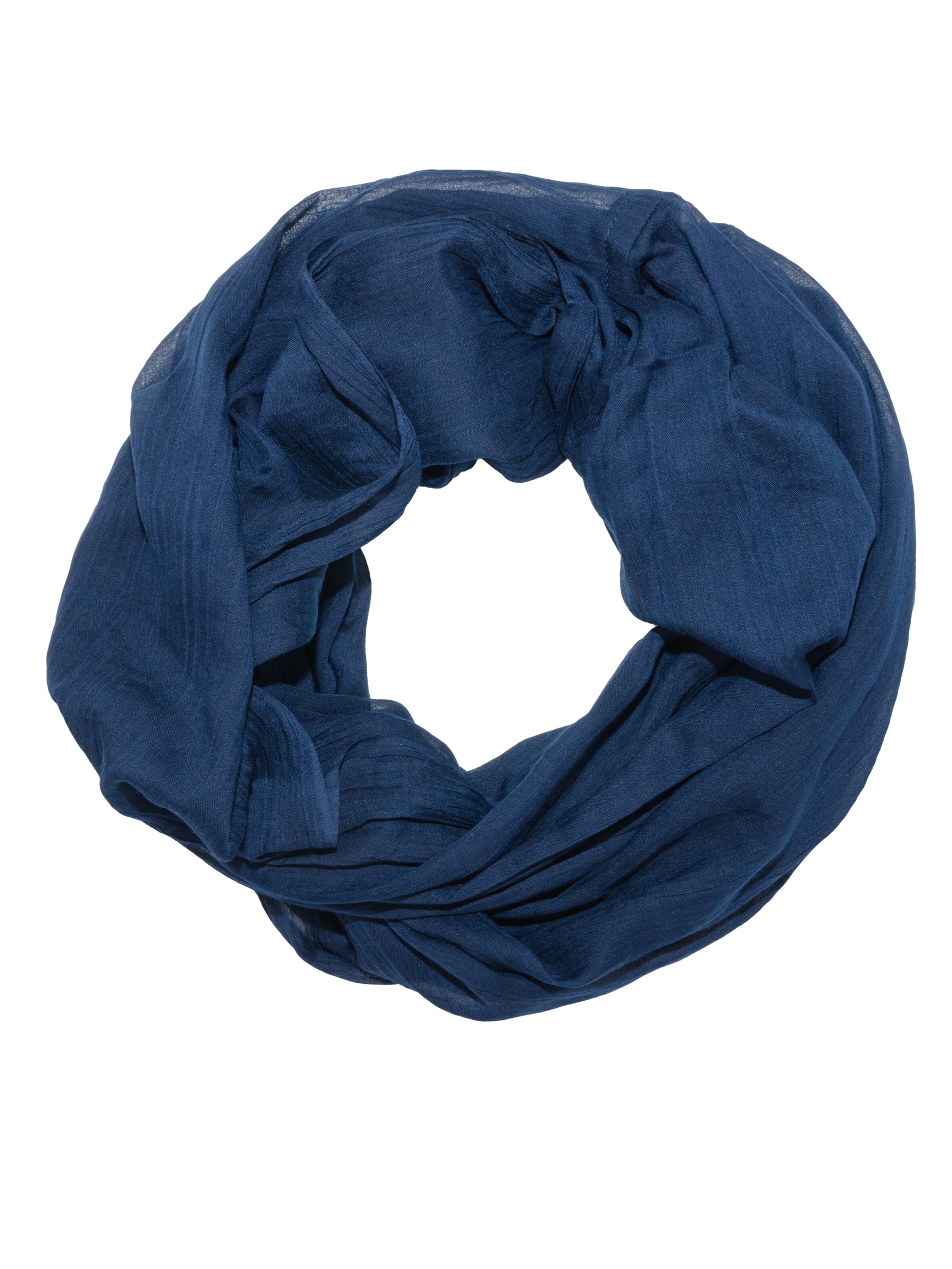 Écharpe tube 'Carina Uni' Seasons of April en bleu : devant