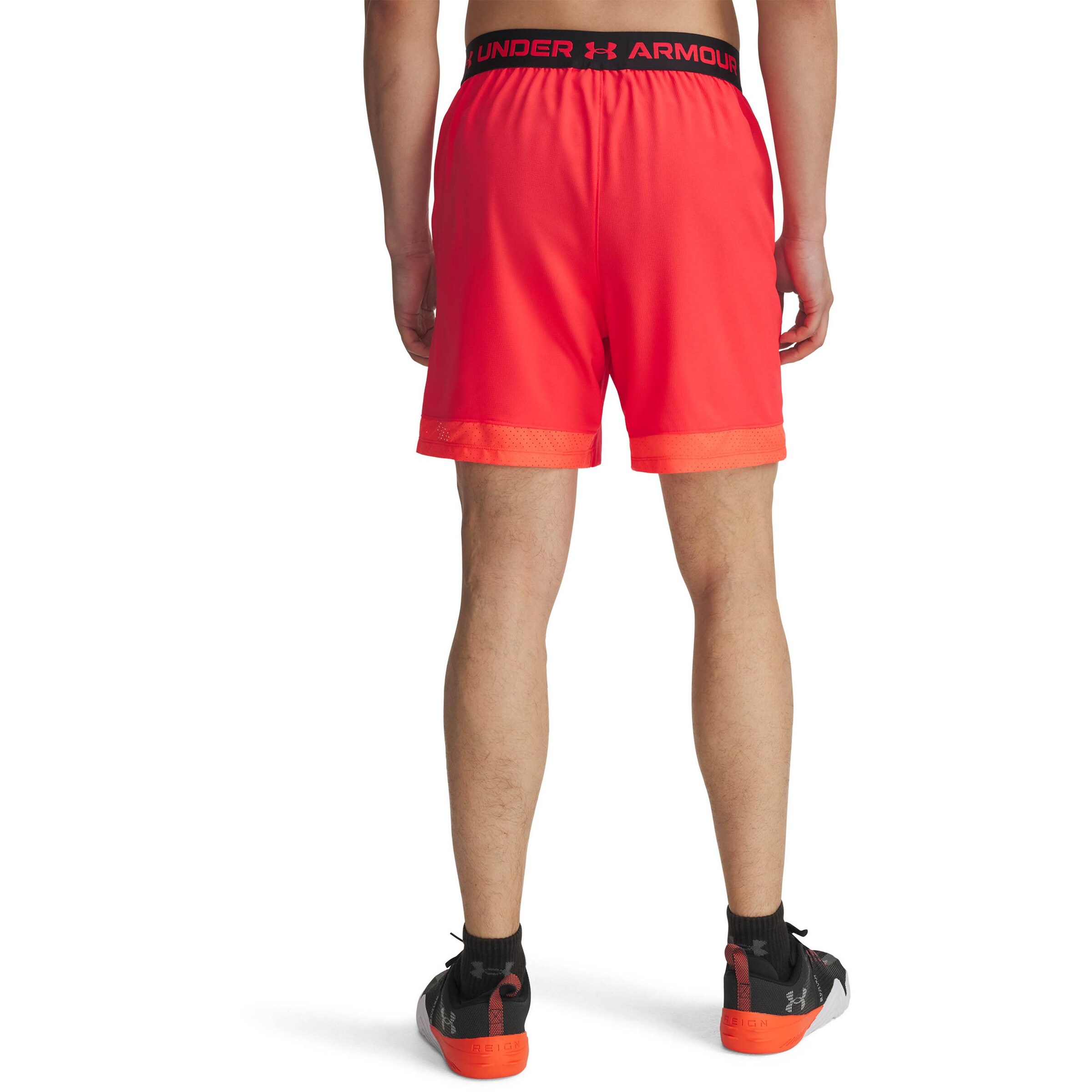 UNDER ARMOUR Regular Workout Pants 'Vanish' in Red