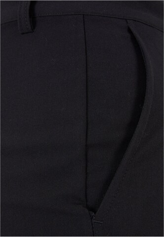 Urban Classics Wide leg Pleat-Front Pants in Black