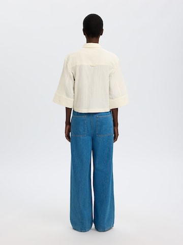 SELECTED Bluse in Beige