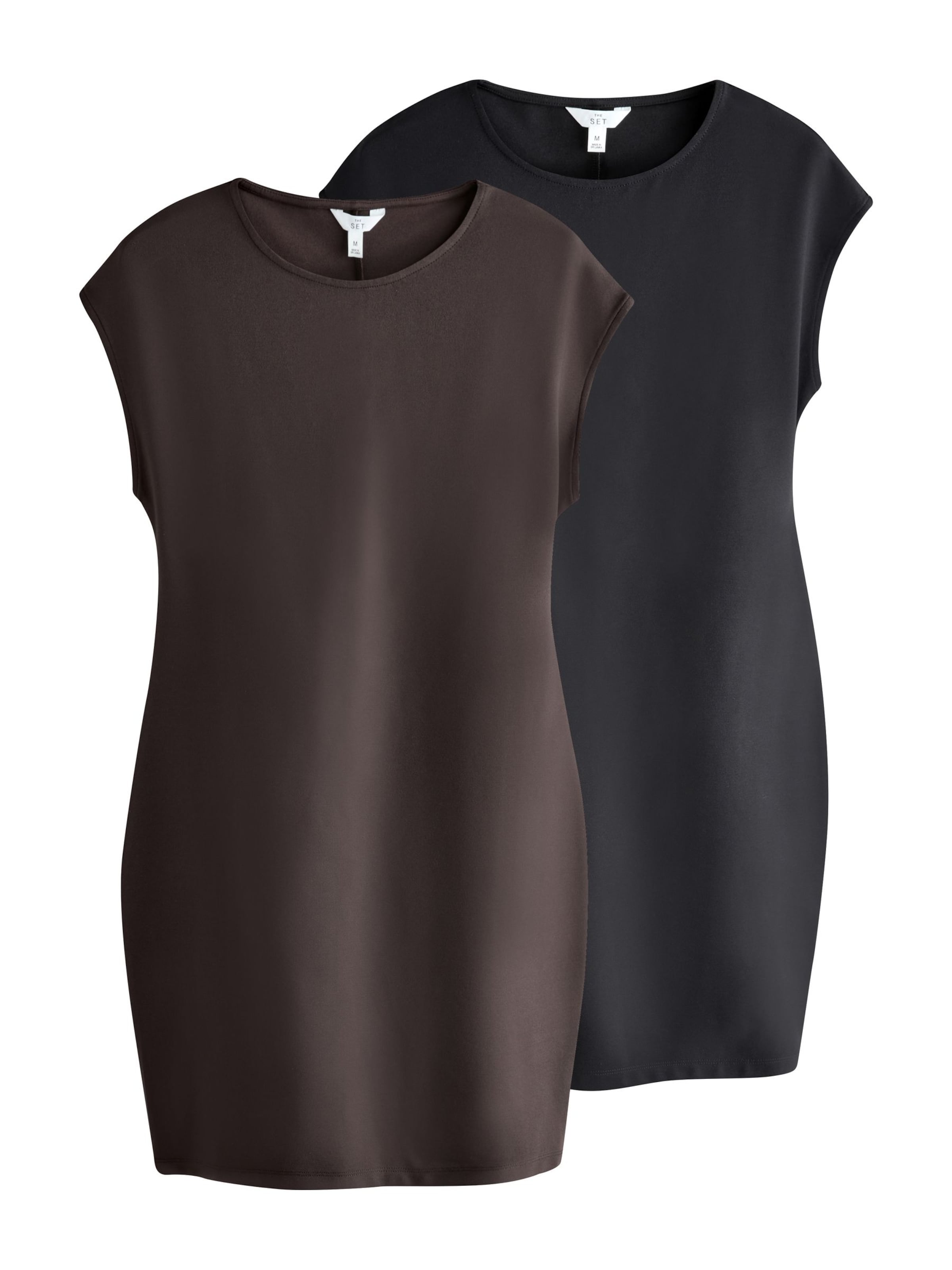 Robe The Set en marron : devant