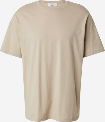 T-Shirt 'Cem' DAN FOX APPAREL en beige : devant