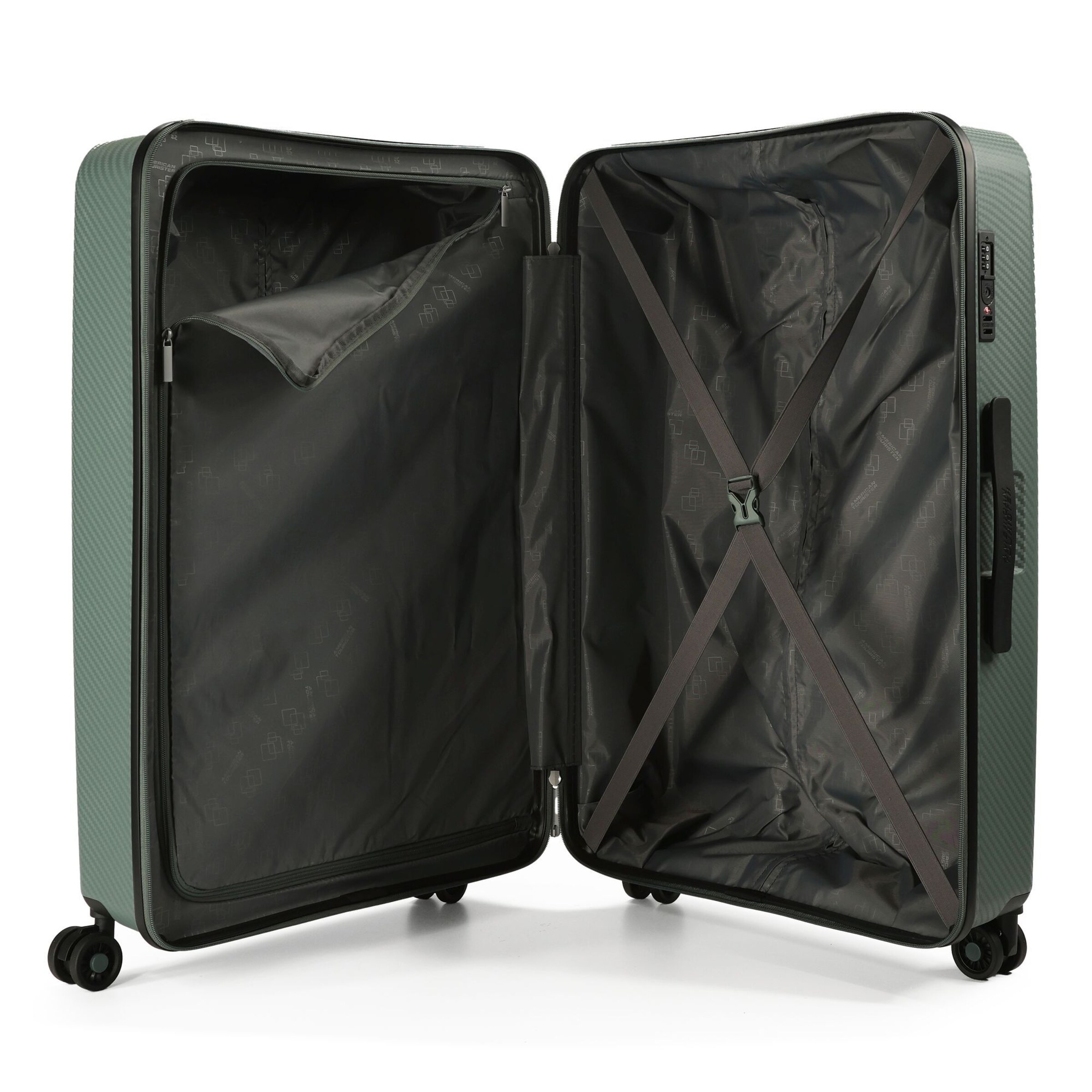 Trolley di American Tourister in verde