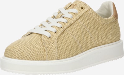 Lauren Ralph Lauren Baskets basses 'ANGELINE 4' en beige / chamois / brocart, Vue avec produit