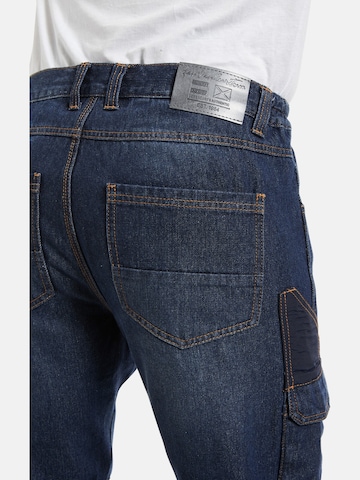 Jan Vanderstorm Loose fit Cargo Jeans ' Kvasir ' in Blue