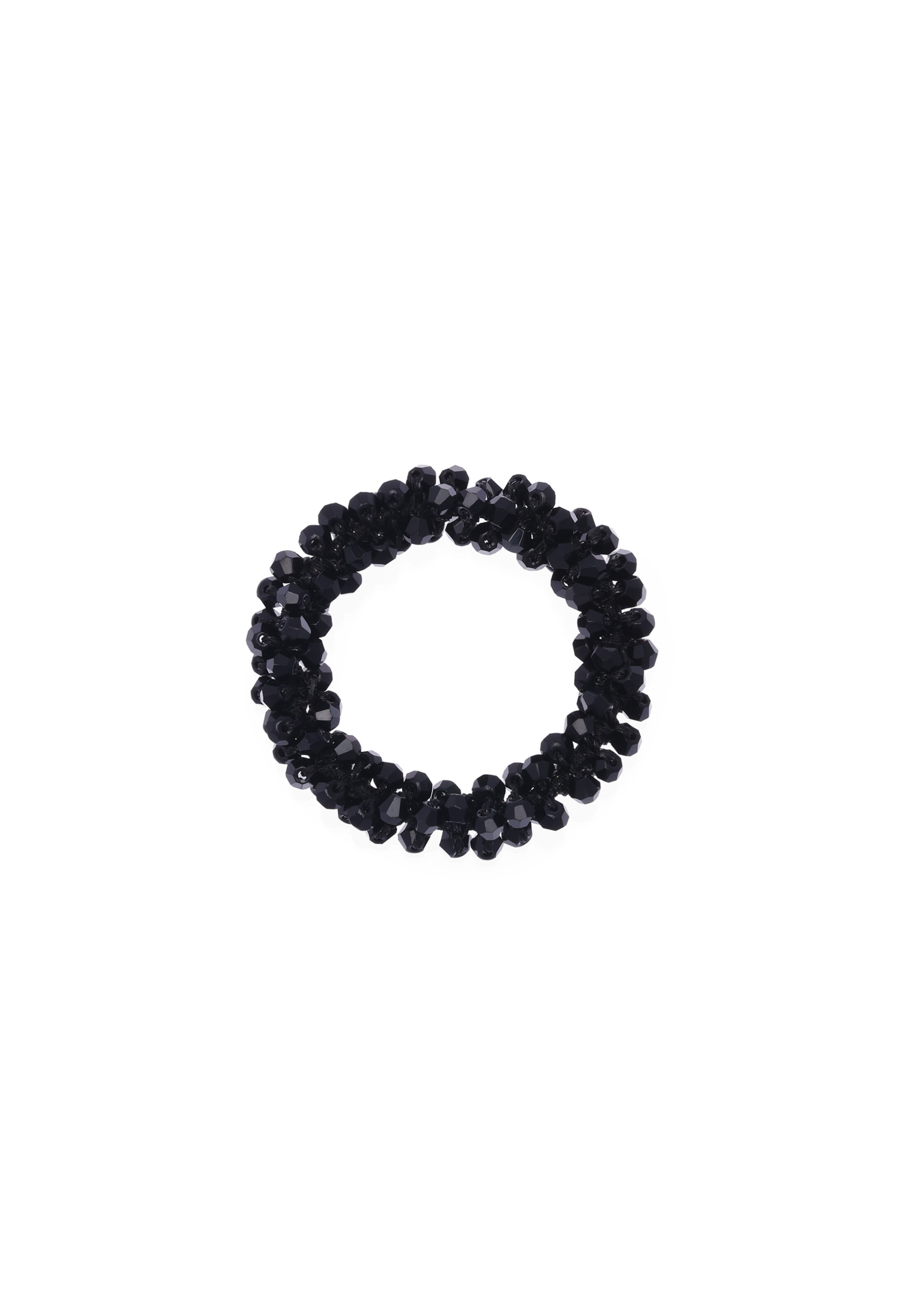 faina - Bijuteria de cabelo em preto: frente