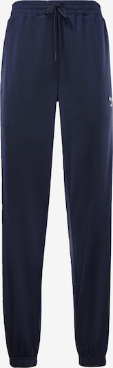 Reebok Pantalon de sport en marine / rouge cerise / blanc, Vue avec produit