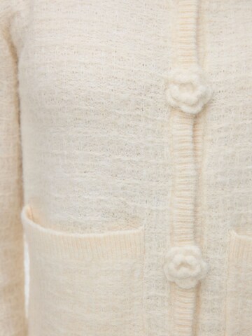 VERO MODA Cardigan 'BLOSSOM' i beige