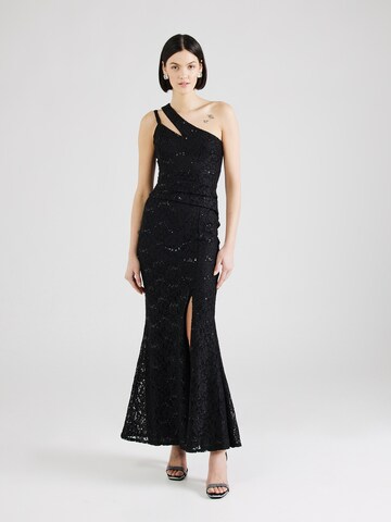 Sistaglam - Vestido de noche 'ANTHEA' en negro: frente