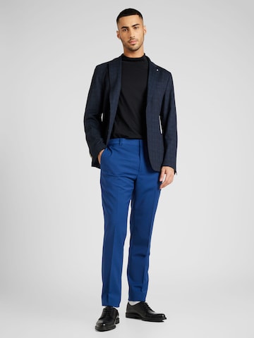 Calvin Klein Слим Плиссированные брюки в Синий