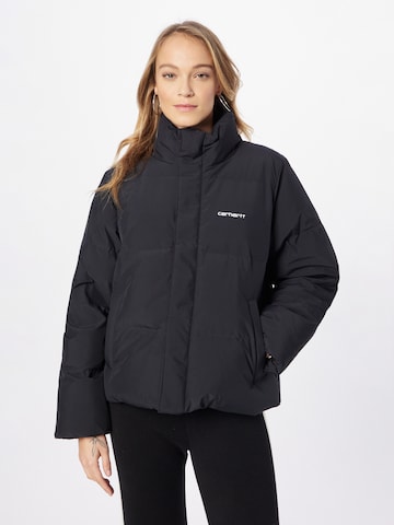 Carhartt WIP - Casaco de inverno 'Yanie' em preto: frente