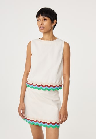 Fabienne Chapot Blouse in Beige: front