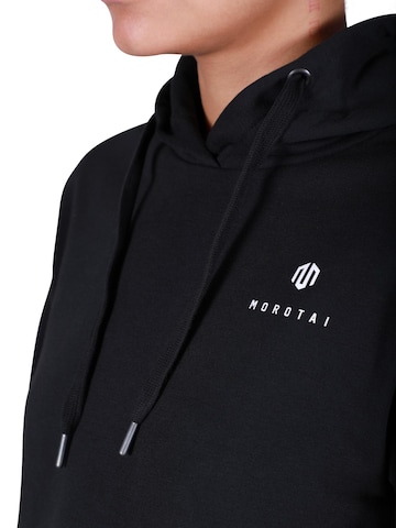 MOROTAI Sportpullover 'CASUAL CROPPED' in Schwarz