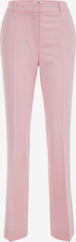 WE Fashion Regular Pantalon in Roze: voorkant