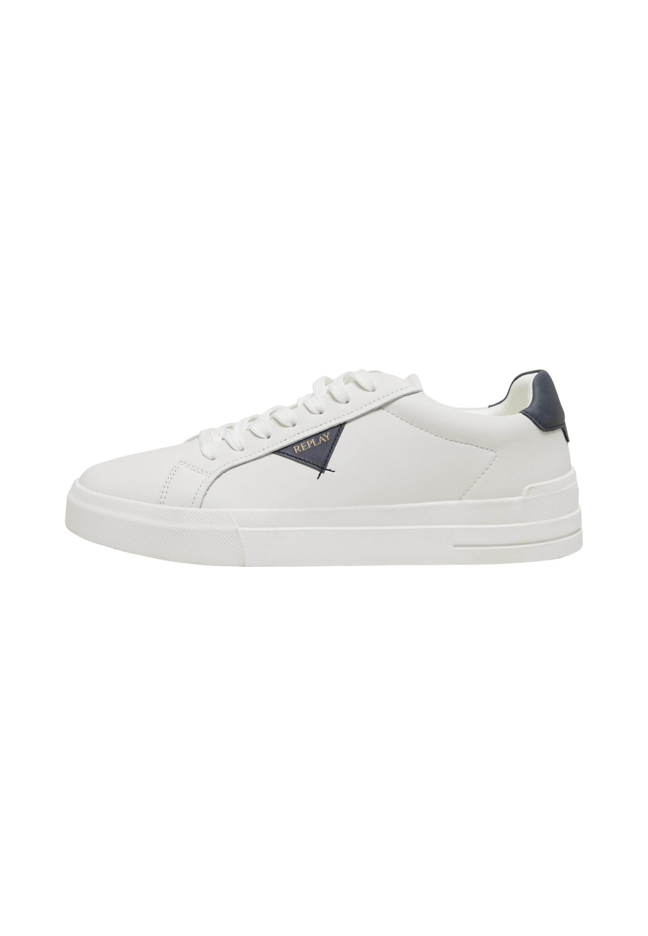 REPLAY Sneakers laag 'Evan' in Wit: voorkant