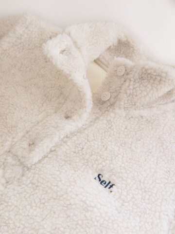 self. Fleece jacket in Beige
