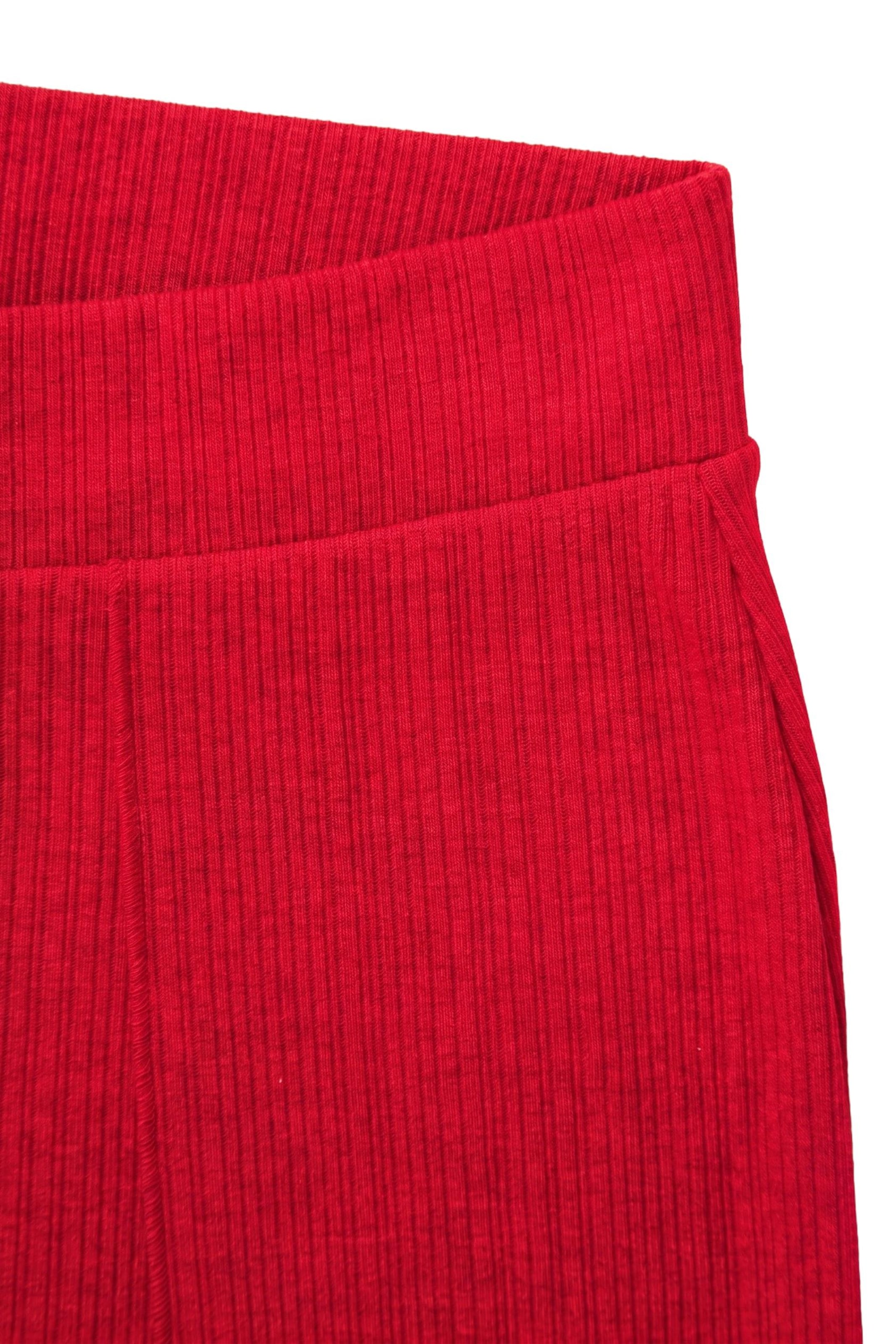 Alexa Dash Wide leg Pants in Red