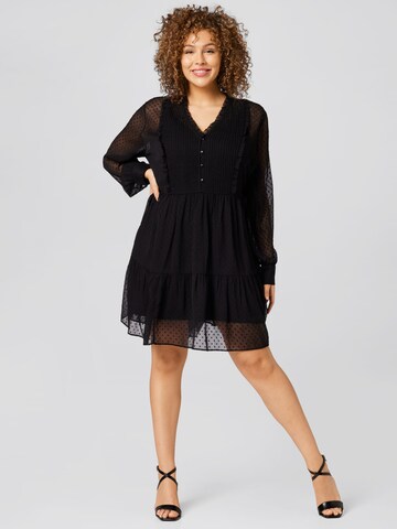 Guido Maria Kretschmer Curvy - Vestido 'Tayra' en negro: frente