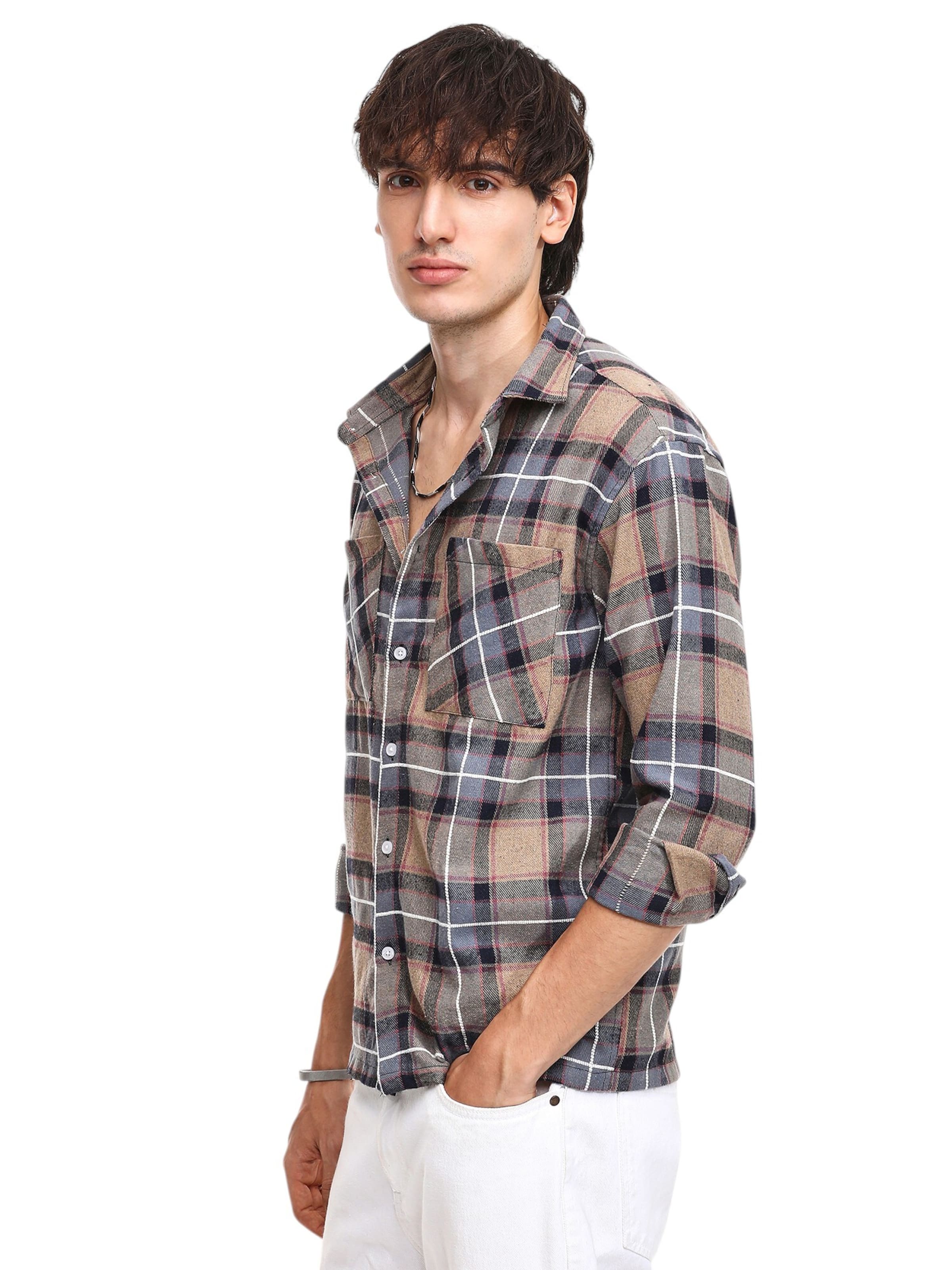 Campus Sutra Klasický střih Košile 'Zinnia' – mix barev