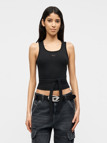 DIESEL Τοπ σε μαύρο: μπροστά