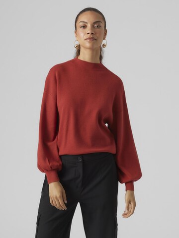 Pull-over 'NANCY' VERO MODA en rouge : devant