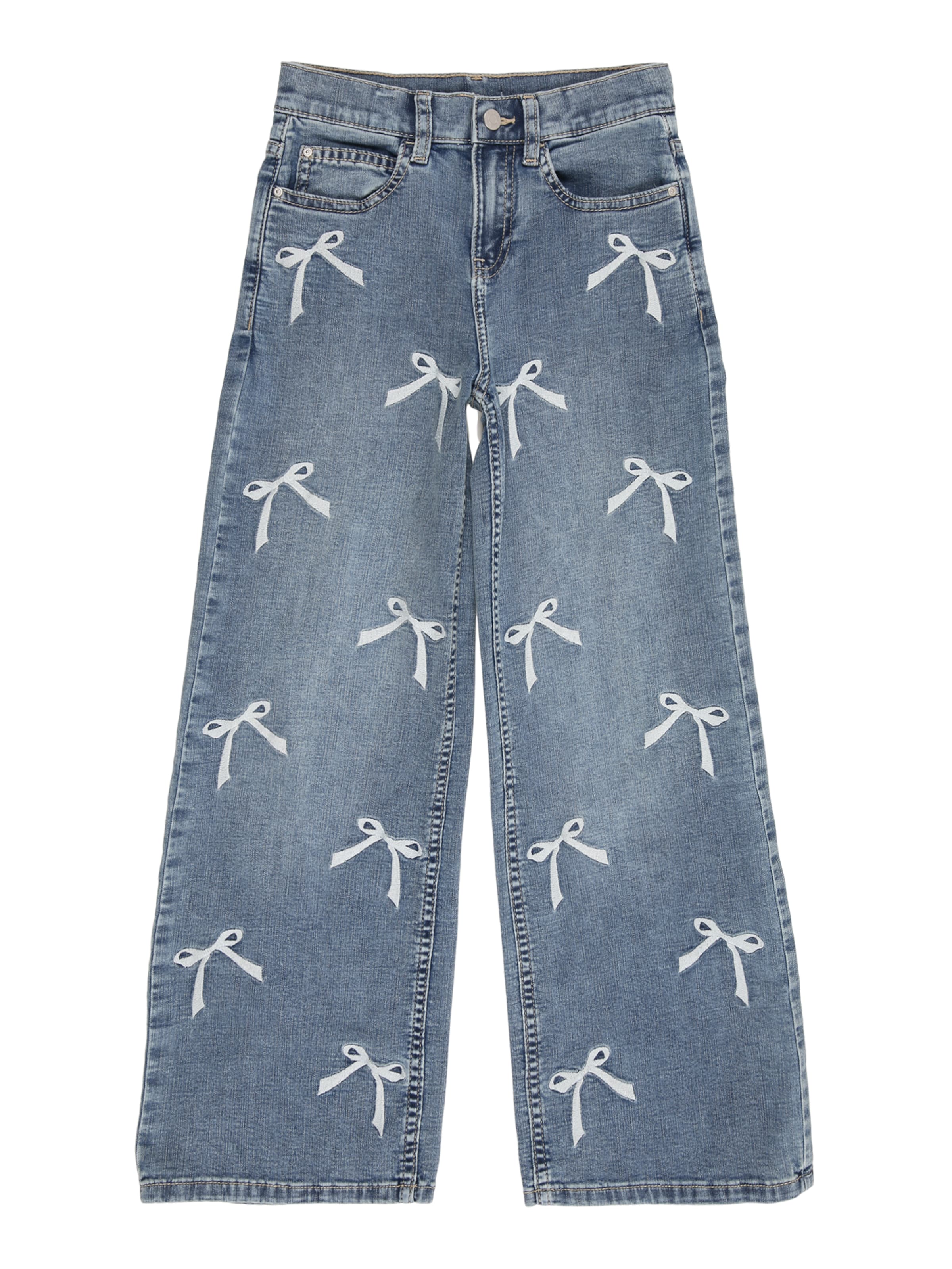 mėlyna s.Oliver Plačios klešnės Džinsai: priekis